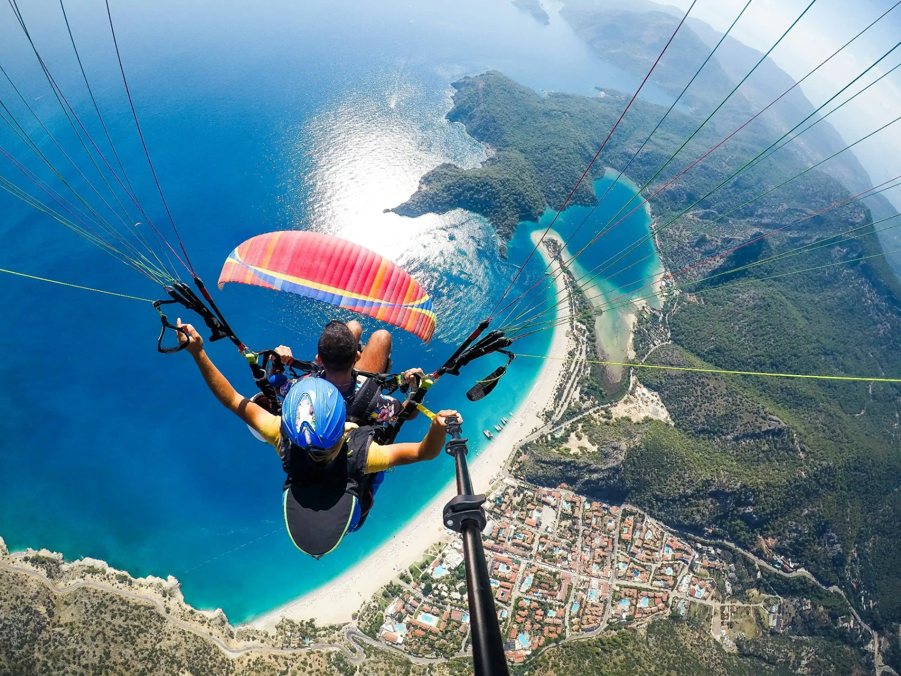 Paragliding over Ölüdeniz Blue Lagoon
